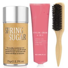 SPRINGSUGAR 4-in-1 styling cream package for versatile, sleek looks and easy styling.