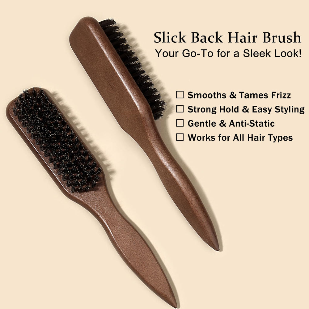 SPRINGSUGAR Baby hairs tamed around hairline for neat, frizz-free finish