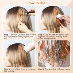 SPRINGSUGAR color application on dark hair with even, vibrant coverage