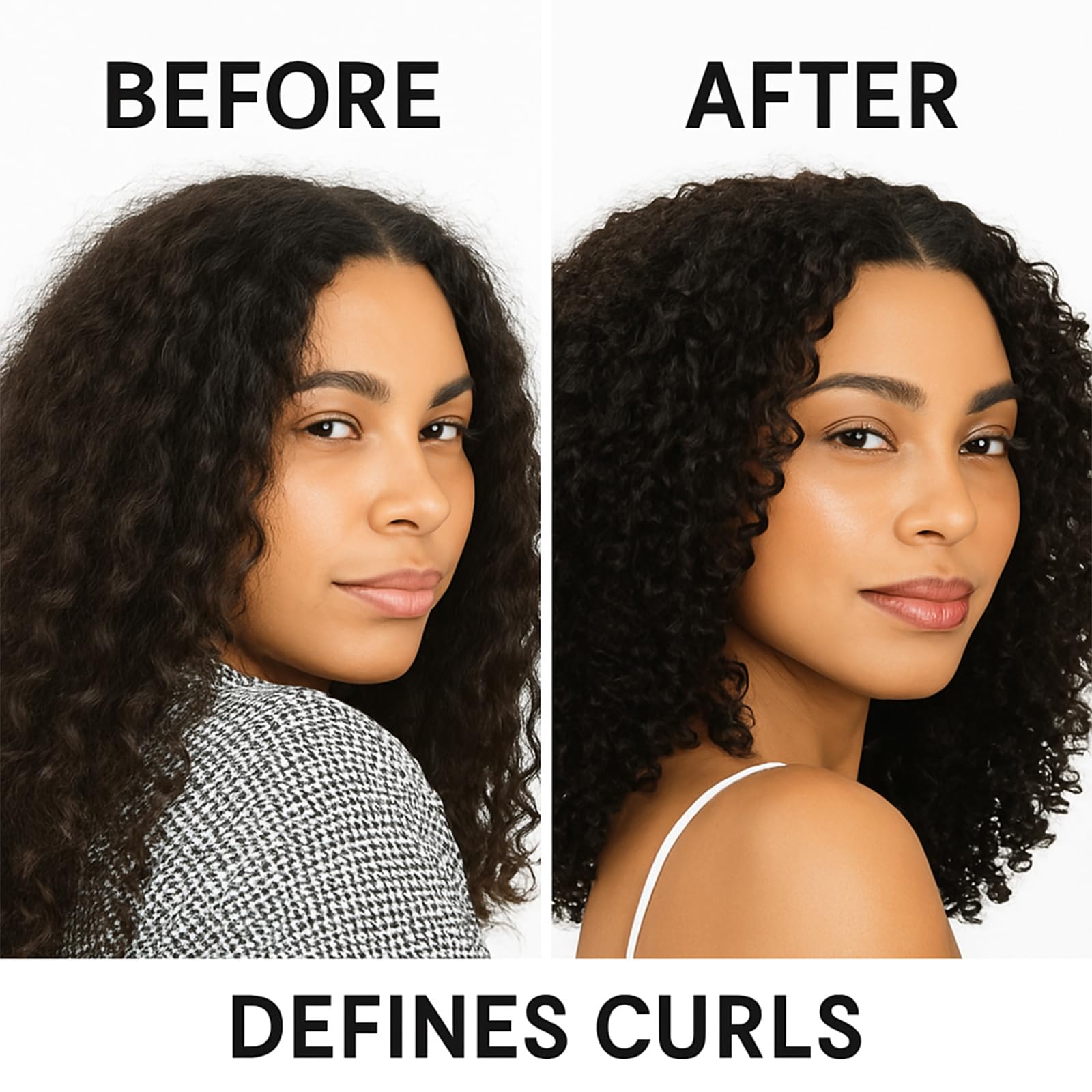 SPRINGSUGAR detangled hair closeup highlights smooth, manageable texture.