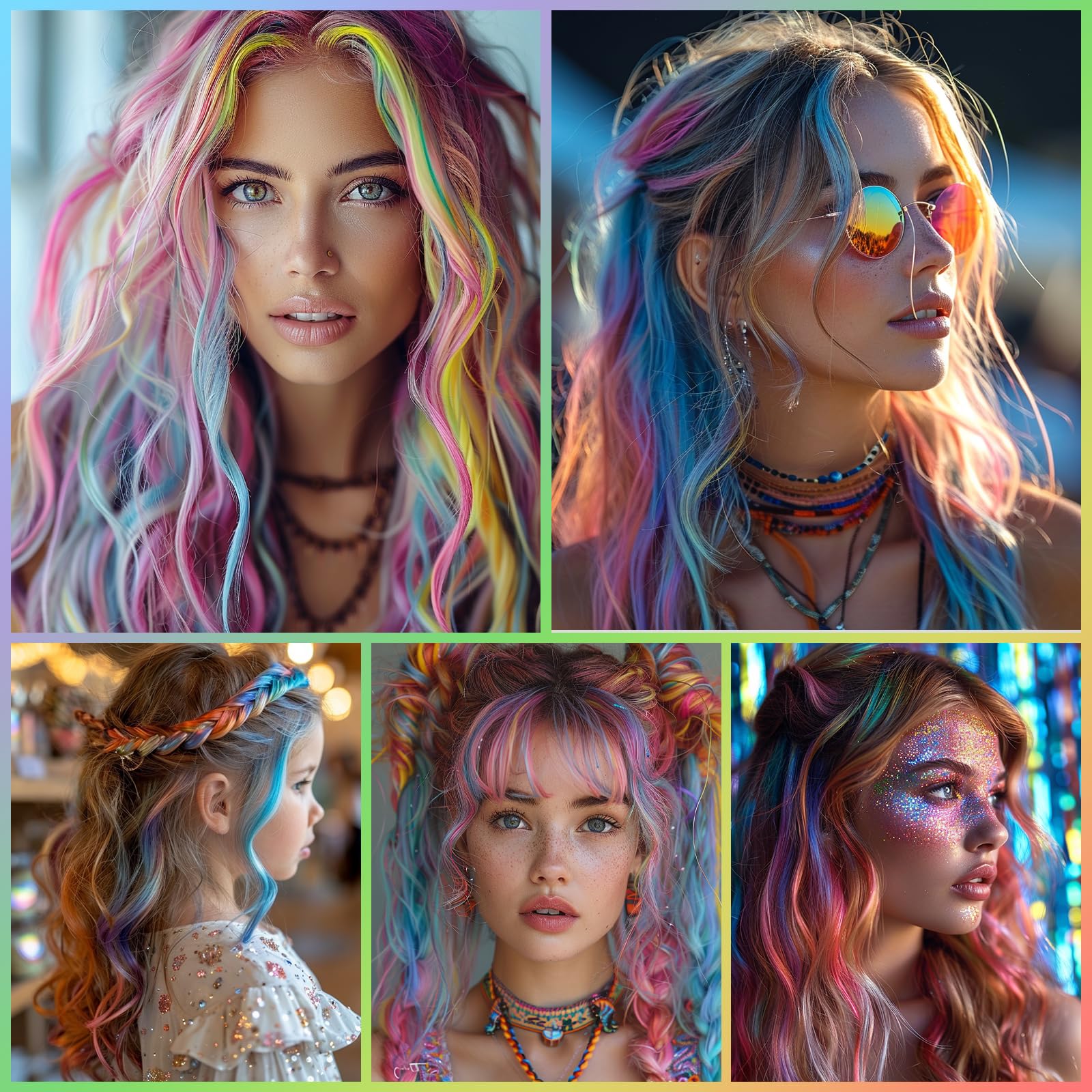SPRINGSUGAR kid-friendly styling that washes out easily after events