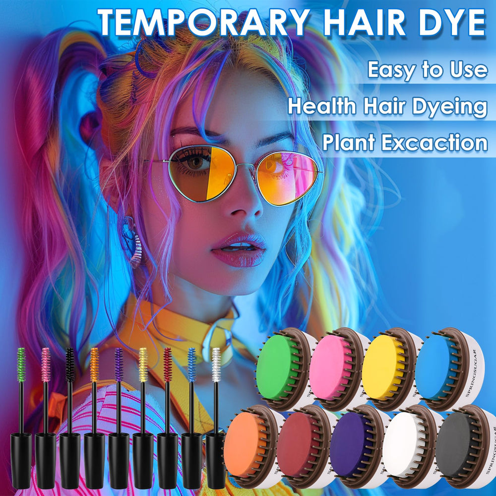 SPRINGSUGAR occasions hair chalk idea for Halloween, cosplay, and parties