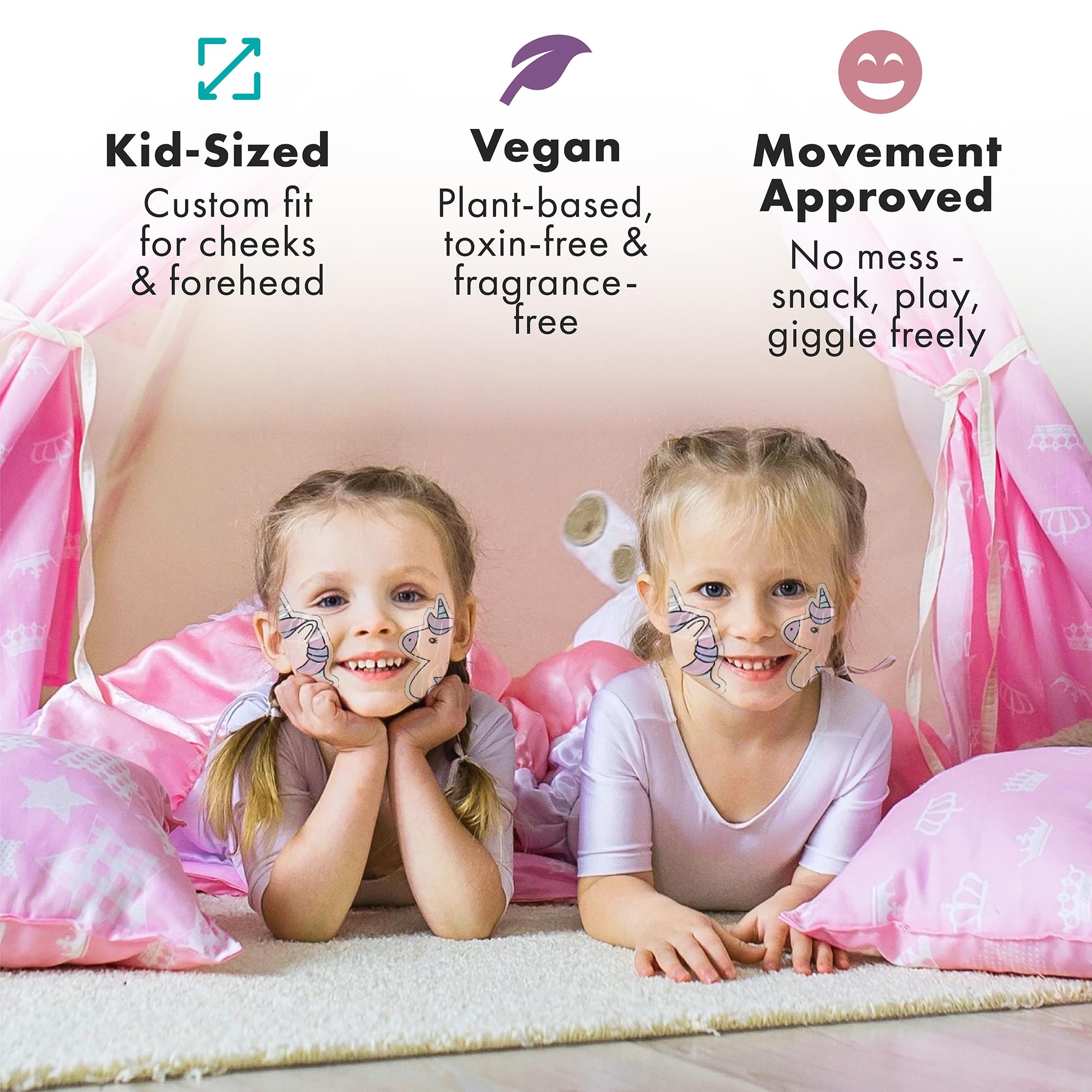 Sprk Naturals unicorn masks make a kid-friendly spa party or sleepover fun.