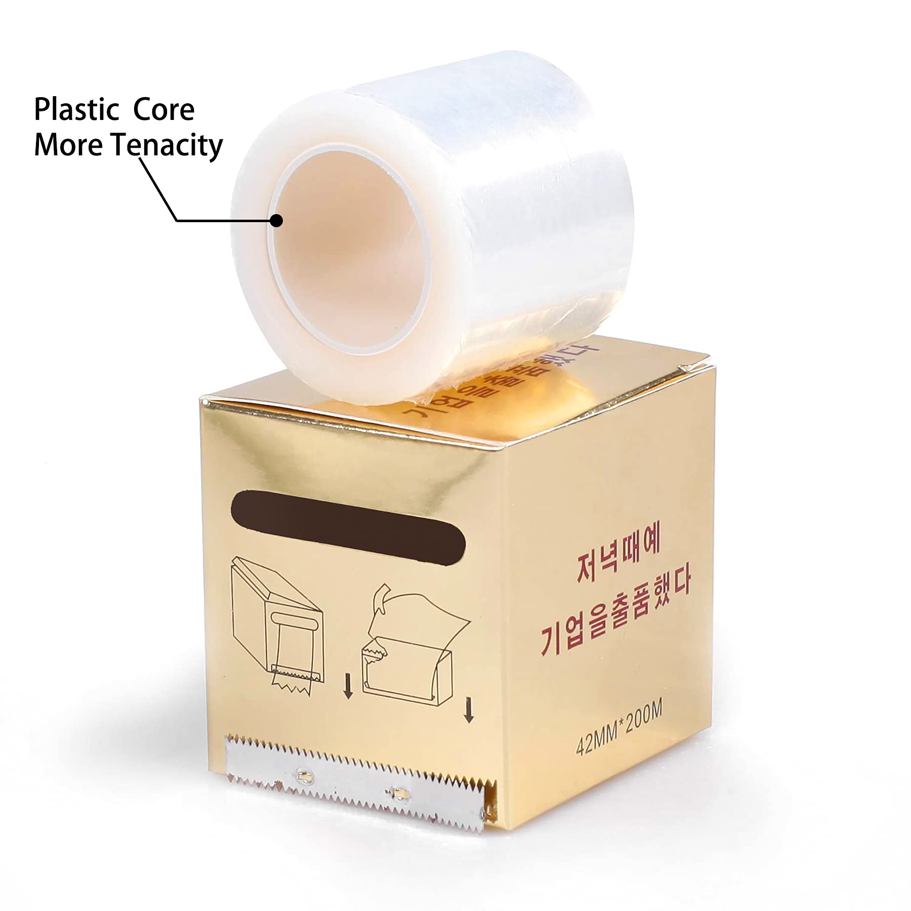 S.Q tattoo preservative film roll, 42mm width, for clean surface coverage.