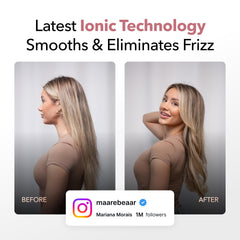 DryQ hair dryer ionic-technology reduces static for smoother styling