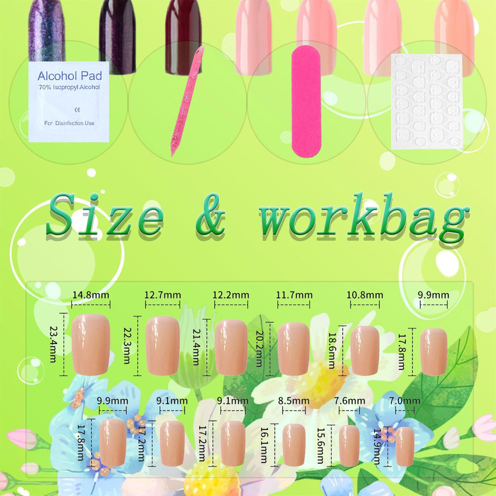 SRIMNUYY gift-ready nails ideal for weddings and birthdays.