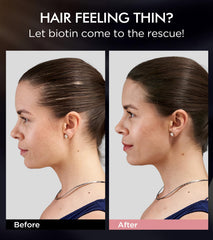Srripo Biotin Tripeptide shampoo ingredients close-up for healthier keratin