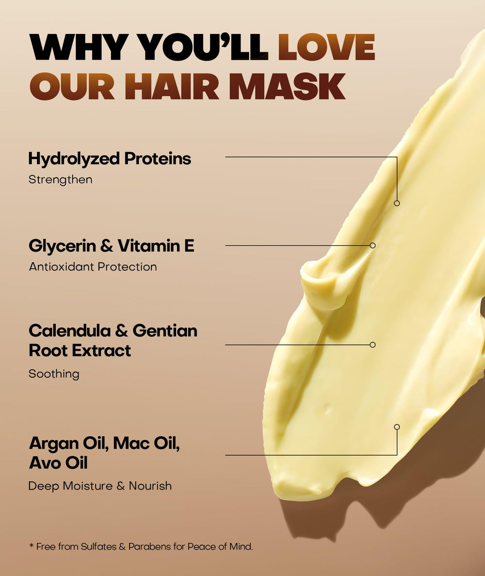 Srripo Collagen Hair Mask bottle for effortless hair care.