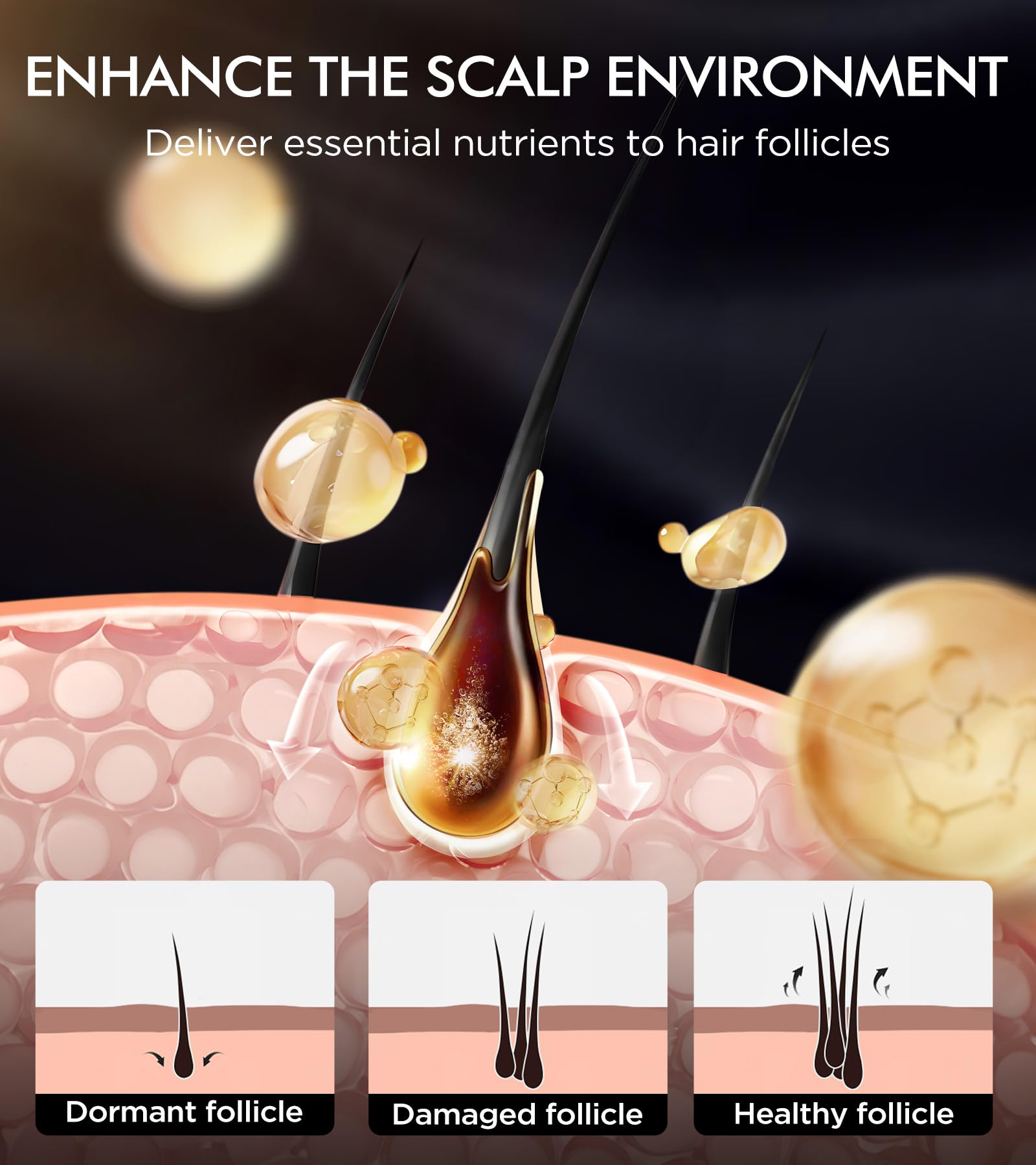 Srripo Dual Essence conditioner bottle side view for smoother hair