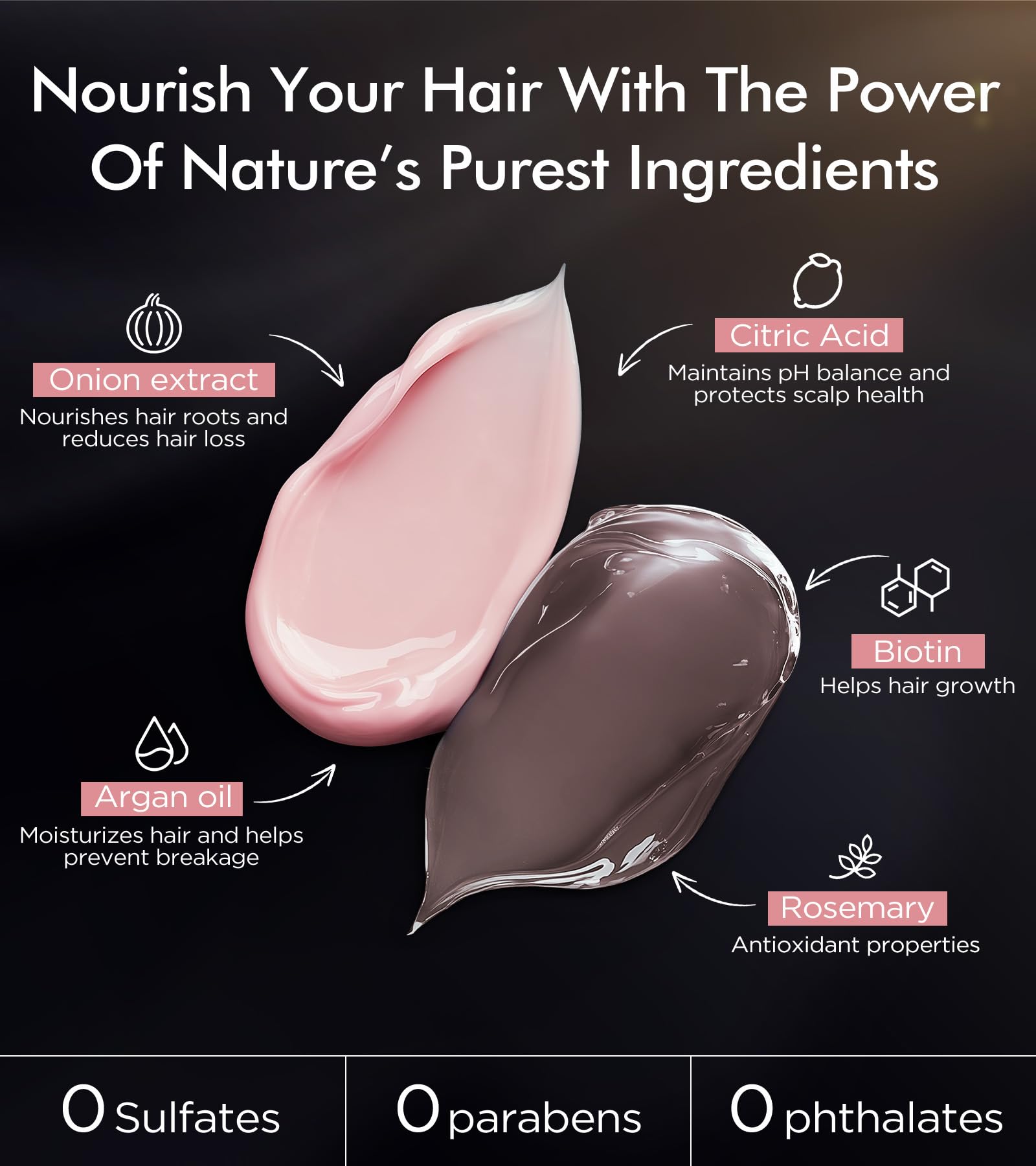 Srripo hair growth close-up showing volume