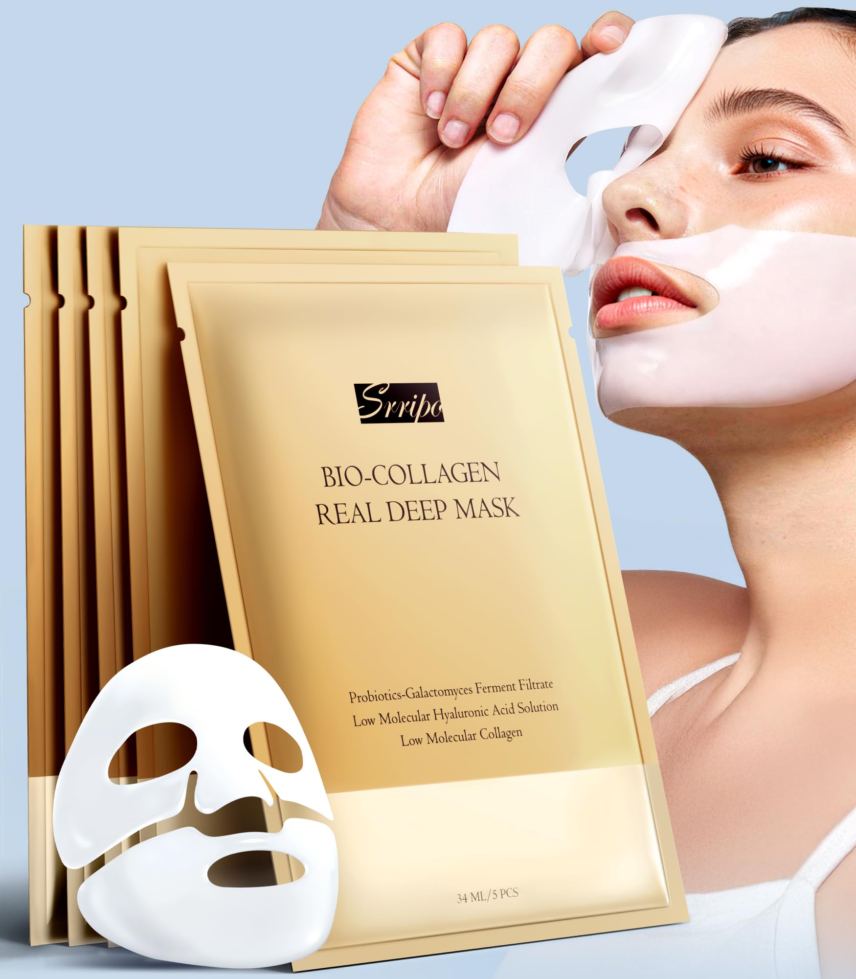 Srripo Radiant Glow mask packaging for overnight skincare