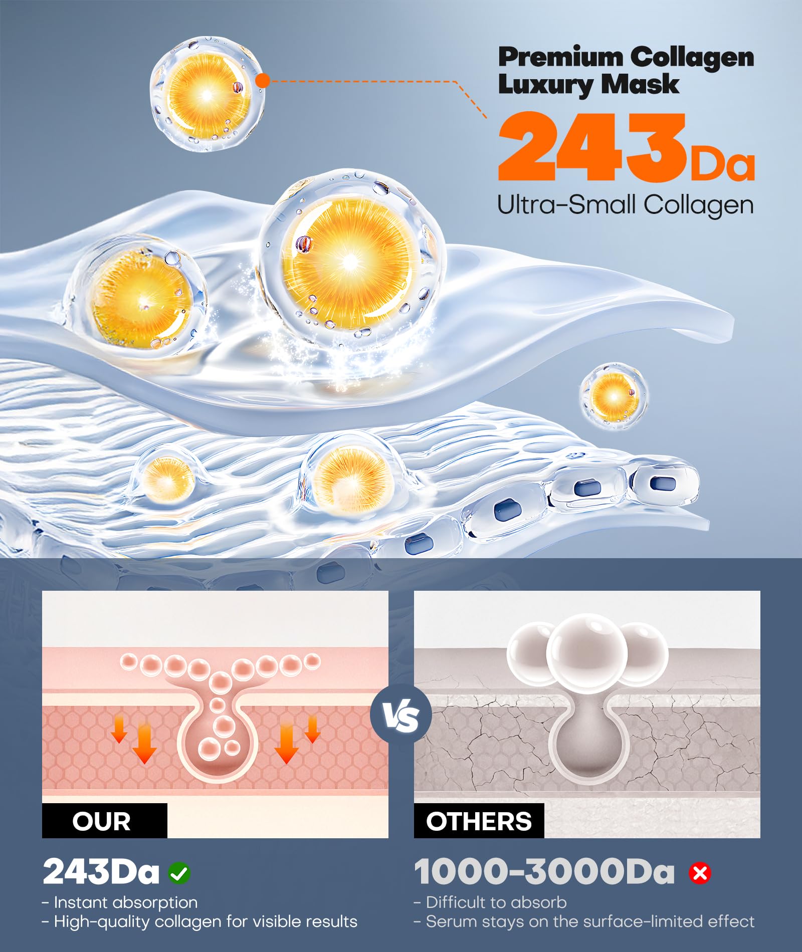 Srripo Radiant Glow mask sheets inside pack highlight convenience