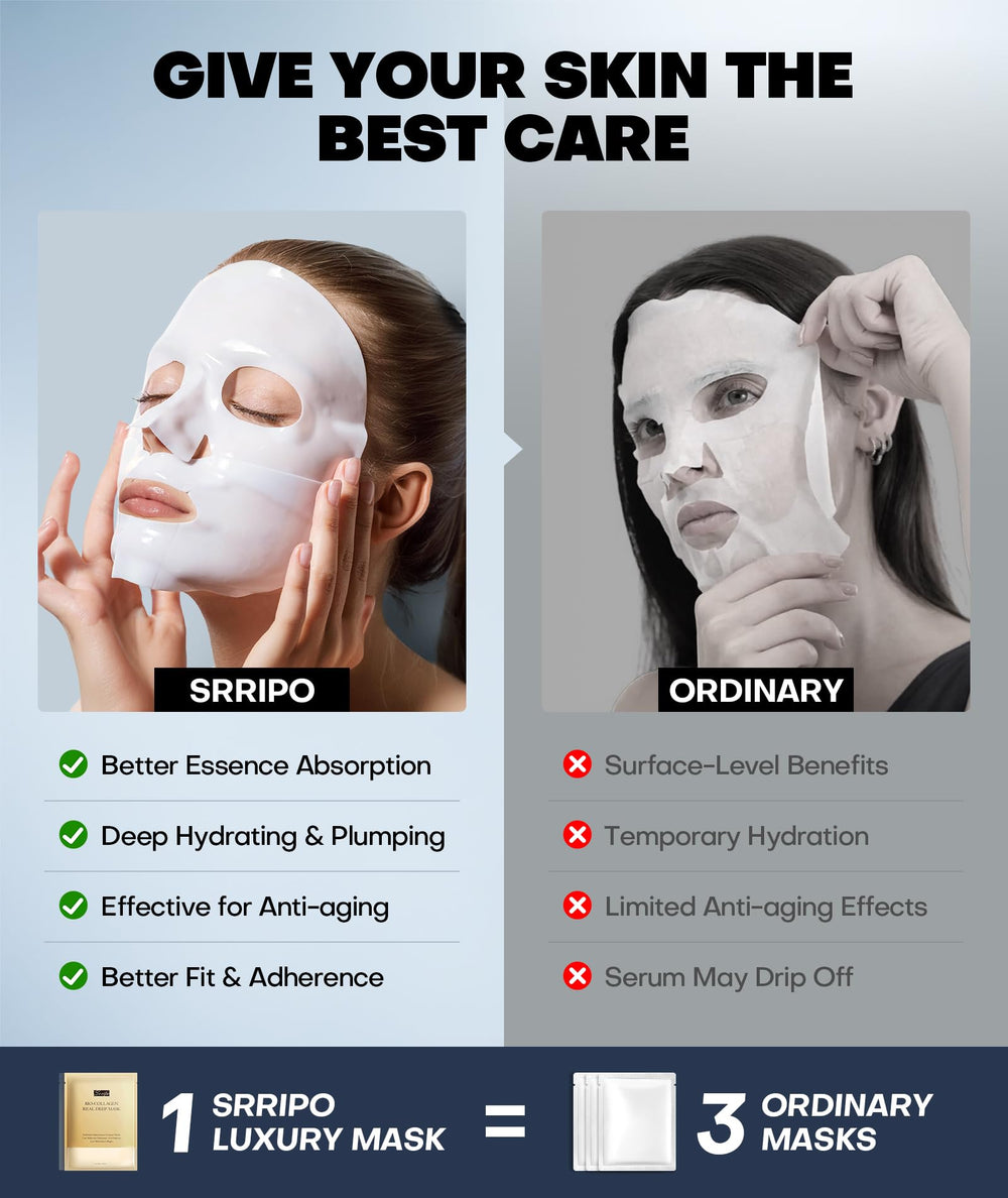 Srripo Radiant Glow mask vitamin E visual signals antioxidant care