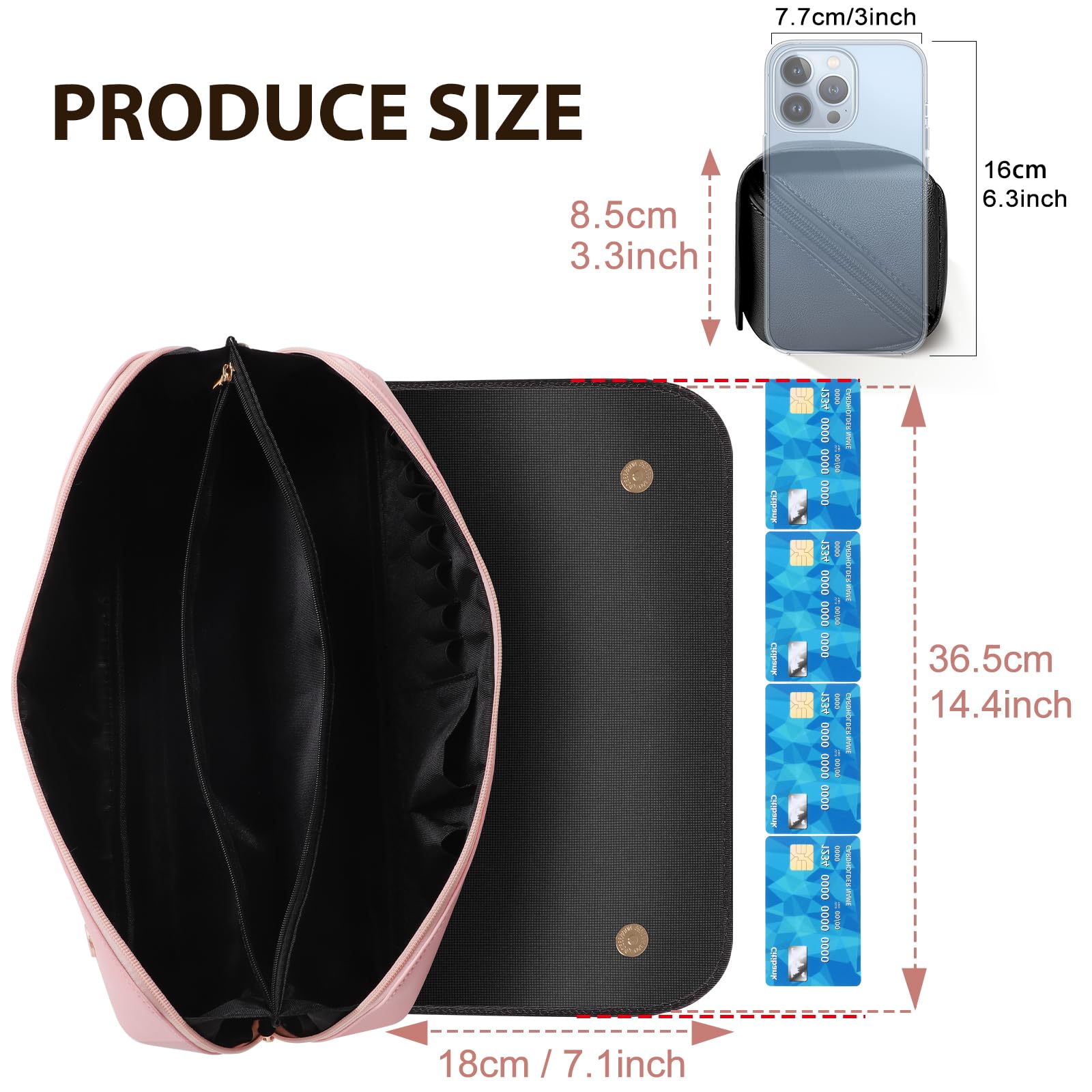 SS Hair Tools Travel Bag interior layout reveals pockets and elastic bands for organization.