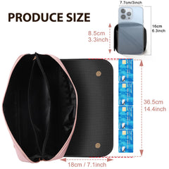SS Hair Tools Travel Bag interior layout reveals pockets and elastic bands for organization.