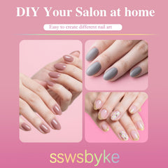 SSWSBYKE 300 pieces and 15 sizes shown for precise universal nail fit