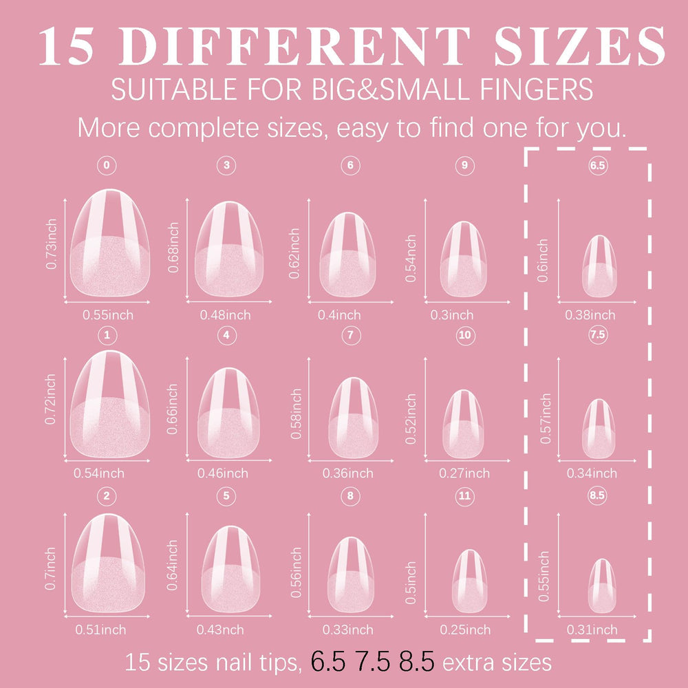 SSWSBYKE ergonomic slim back almond tips emphasize comfortable wear