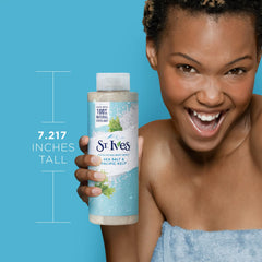 St. Ives apricots and walnuts natural exfoliants close-up hint smoother skin.