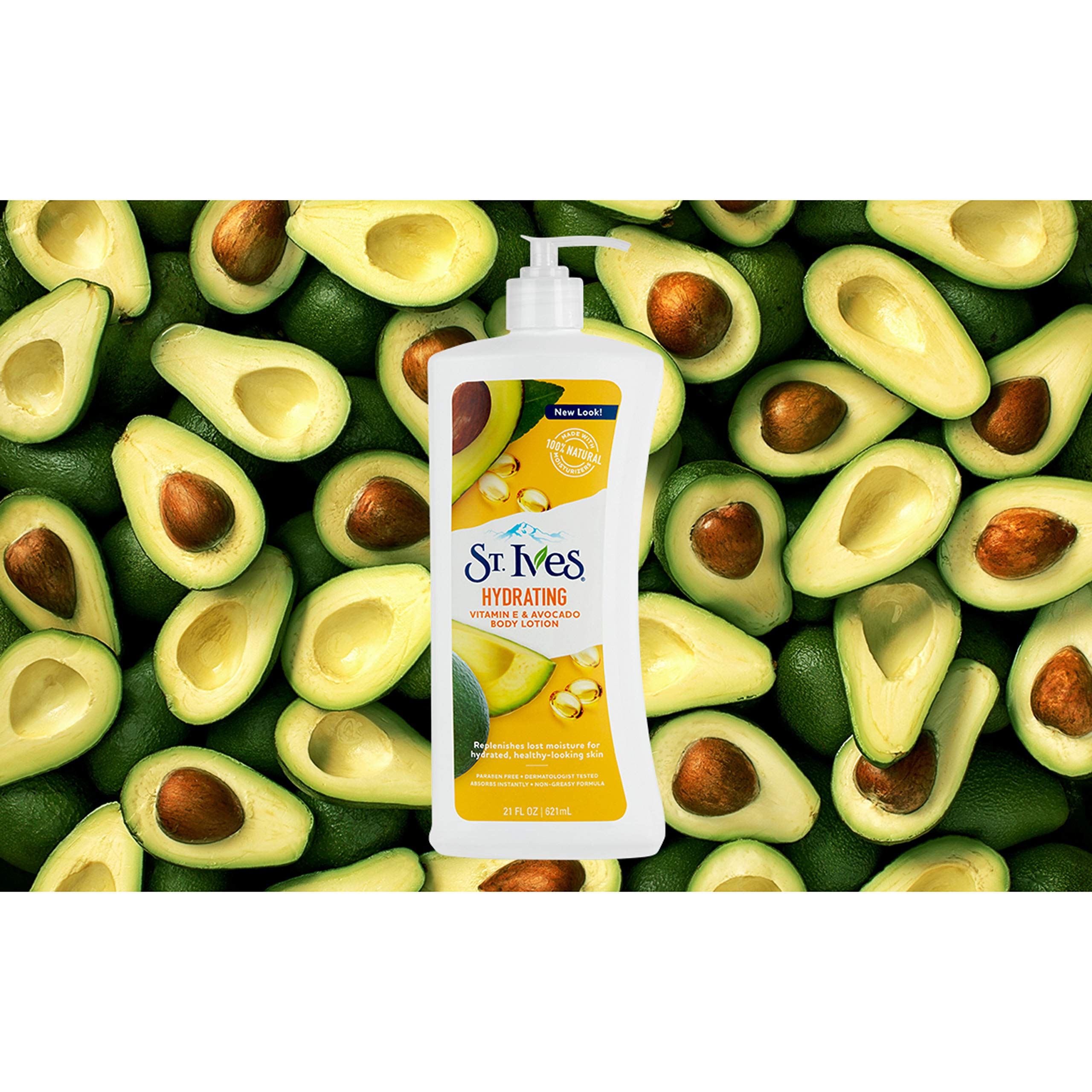St. Ives avocado origin map shows supply from SA Kenya Mexico