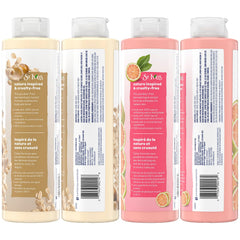 St. Ives body wash variety-pack box shows two scents for shared bathroom routines.