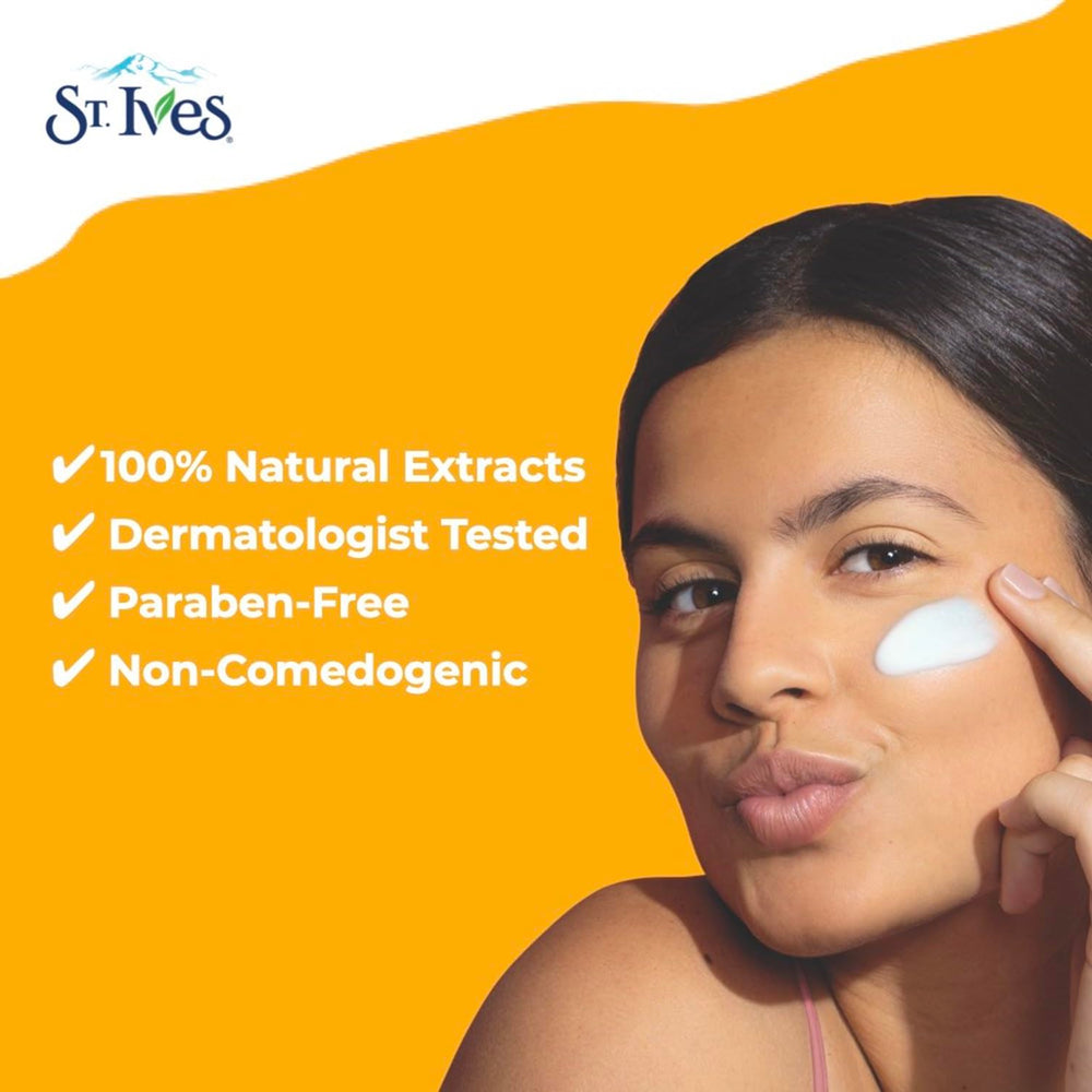 St. Ives closeup of soft skin texture after moisturizing.