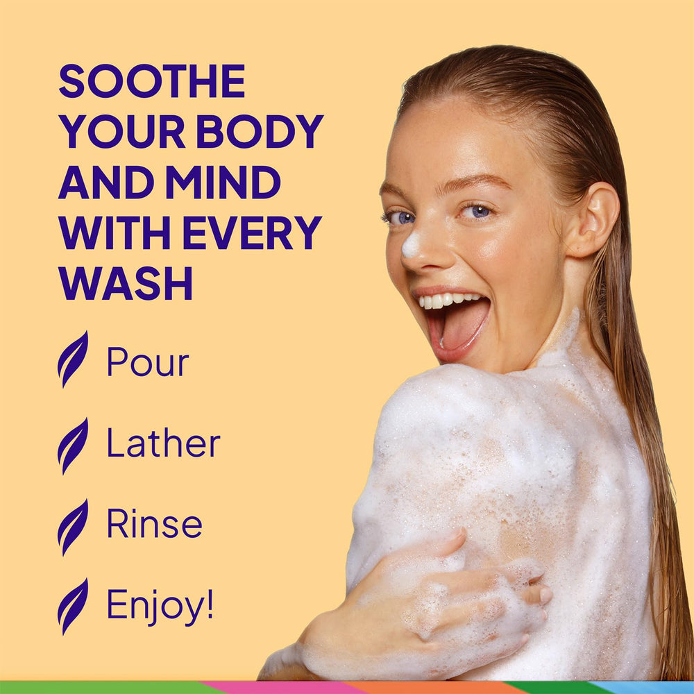 St. Ives exfoliating pink lemon mandarin bottle for refreshed, radiant skin after shower.