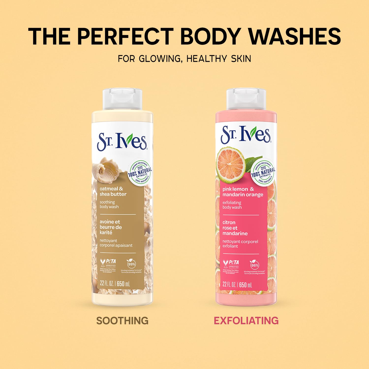 St. Ives foamy lather closeup highlights rich cleansing texture.