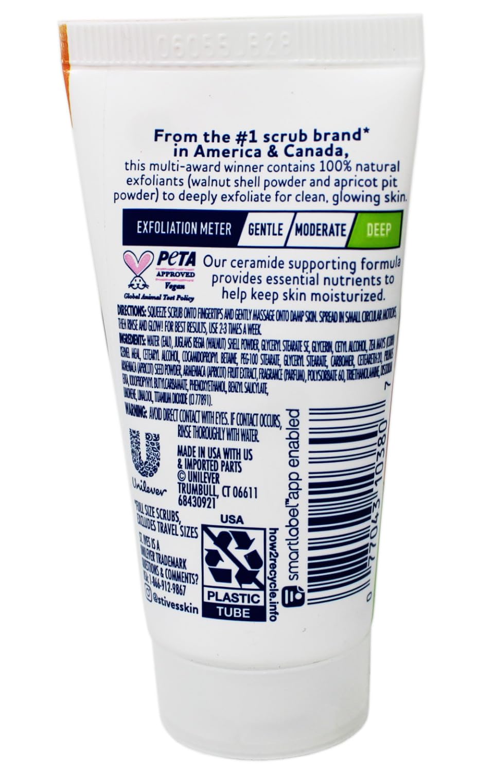 St. Ives Fresh Skin Scrub apricot fruit visual hints at soft skin