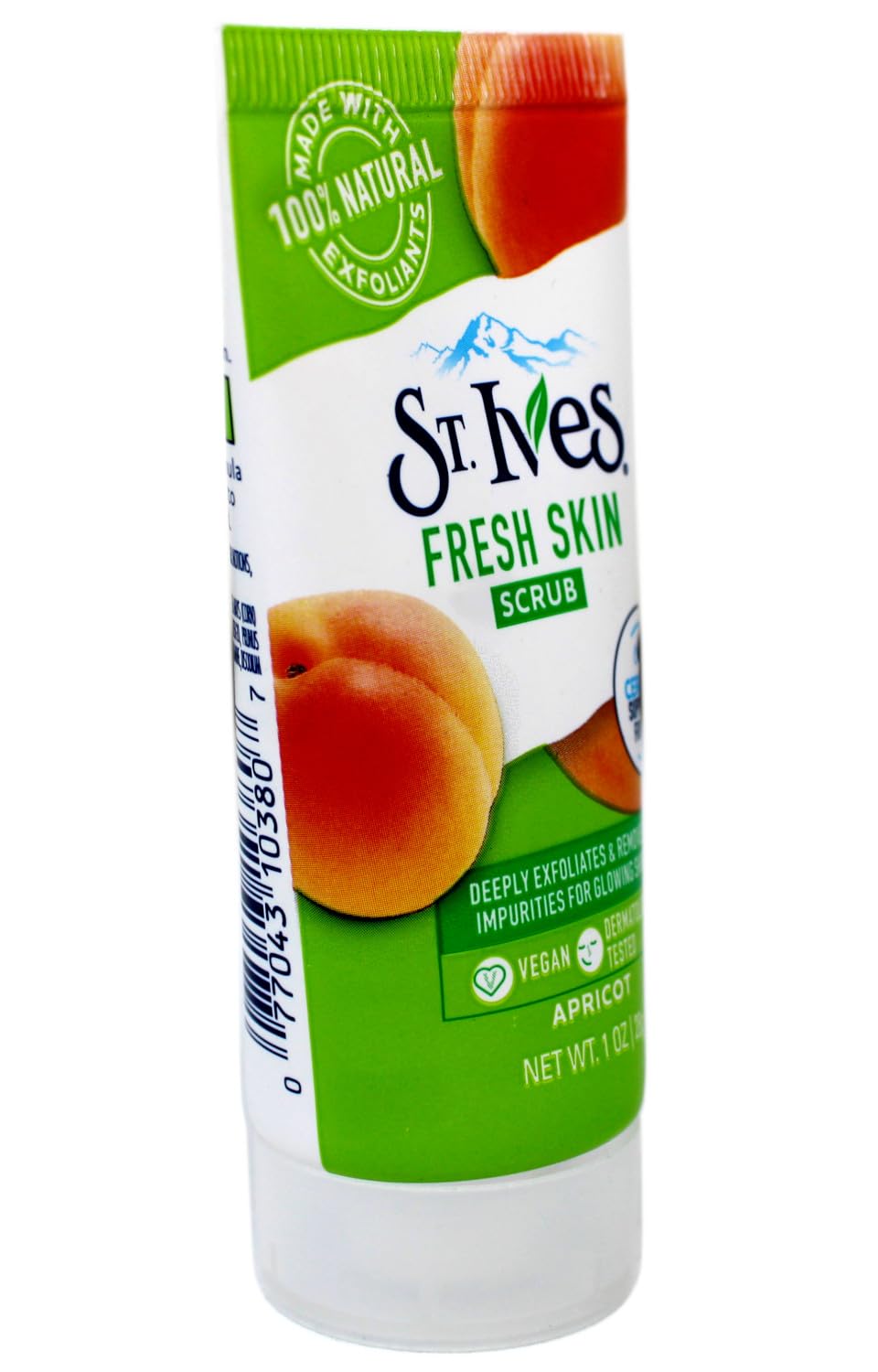St. Ives Fresh Skin Scrub walnut powder detail for gentle, deep exfoliation