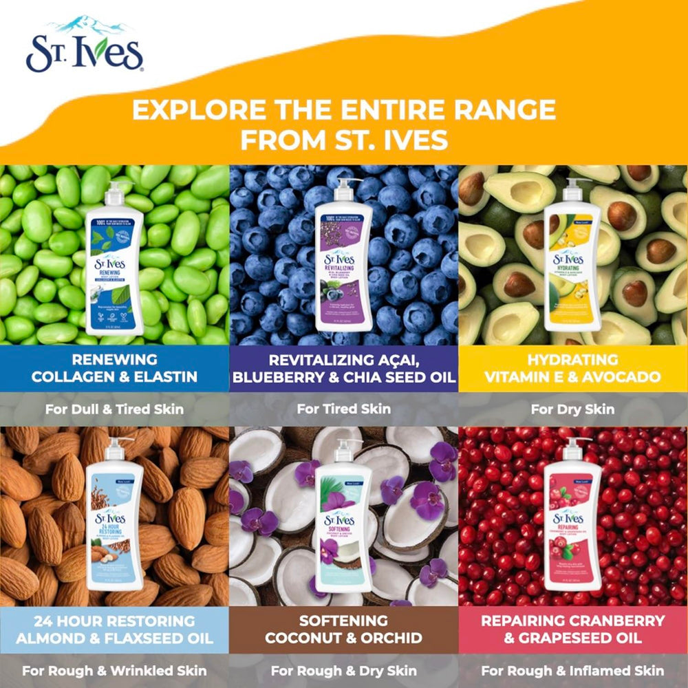 St. Ives recycled-plastic bottle photo highlighting eco-friendly packaging