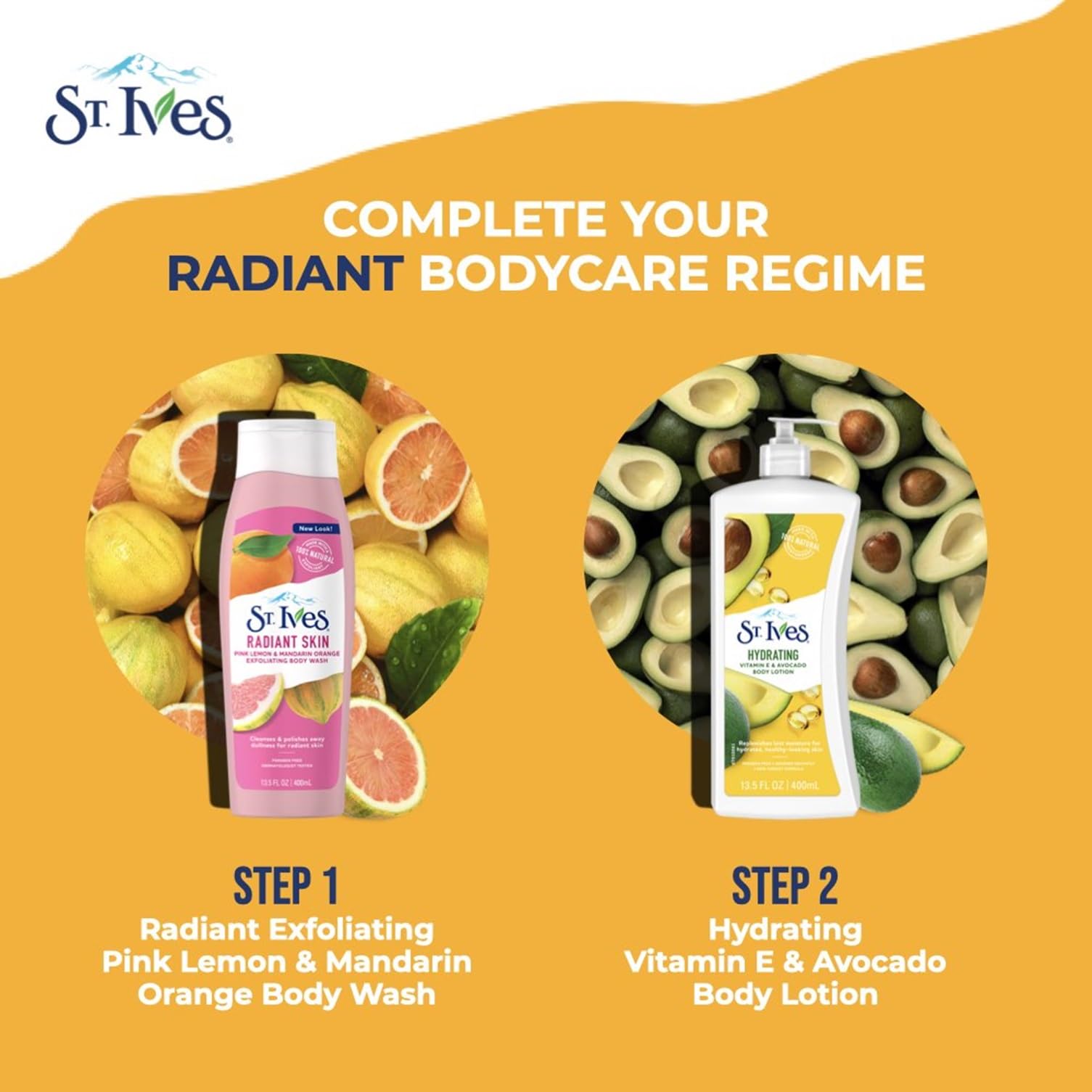 St. Ives skin glow image suggesting revived, hydrated skin after use