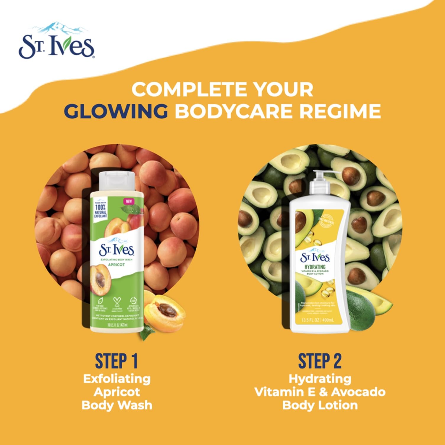 St. Ives logo Cruelty Free en el envase, compromiso con prácticas libres de crueldad.