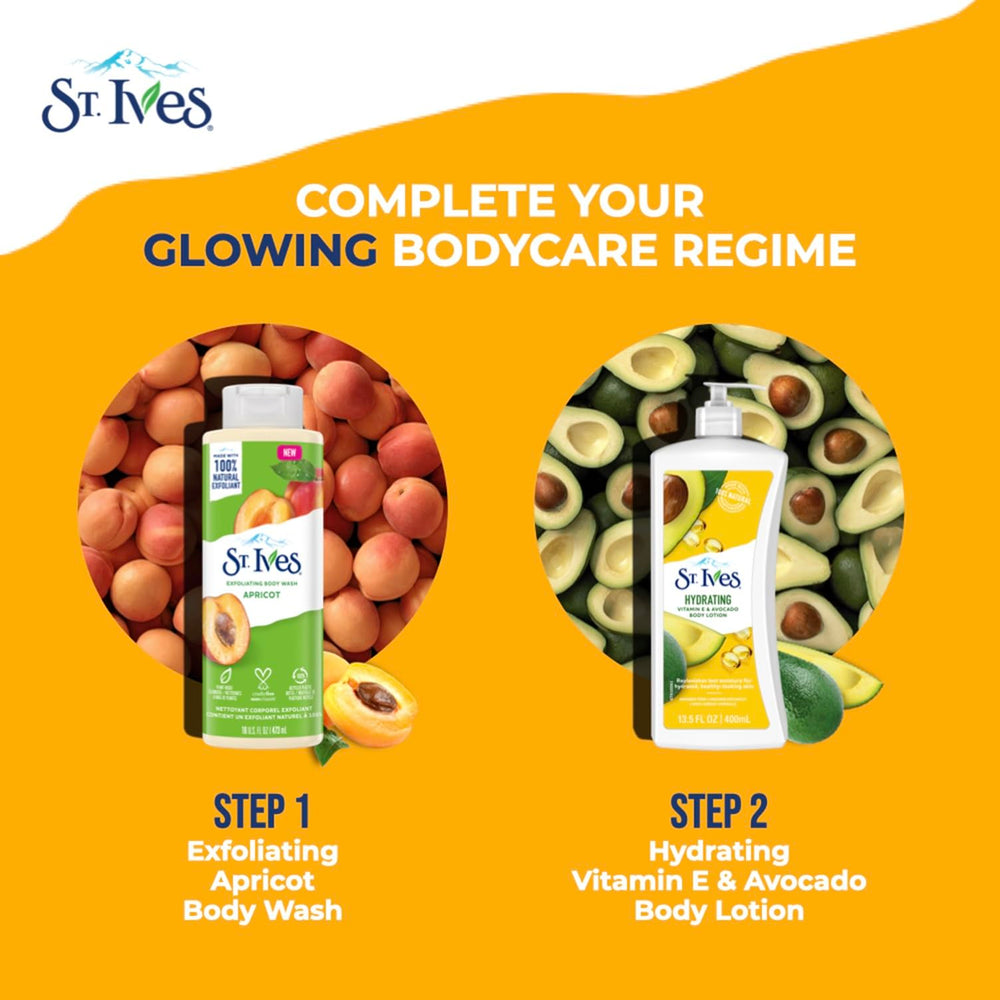 St. Ives logo Cruelty Free en el envase, compromiso con prácticas libres de crueldad.
