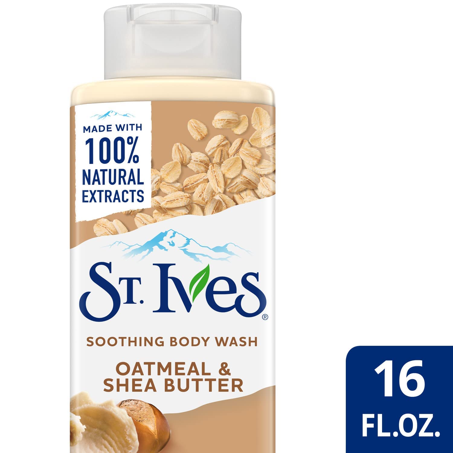 St. Ives oatmeal and shea butter close-up for gentle cleansing