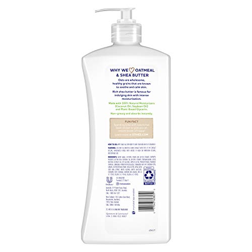 St. Ives oats and shea butter ingredients highlight natural nourishment