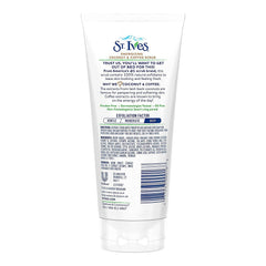 St. Ives Rise texture close-up highlights natural exfoliants on skin.