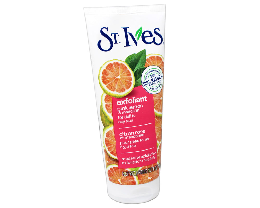 St Ives scrub texture close-up shows natural exfoliants and gentle grains for smoother skin.