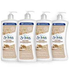 St. Ives soothing lotion bottle pump for quick daily moisture