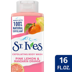 St. Ives two-pack bottles on display for convenient bathroom backups.