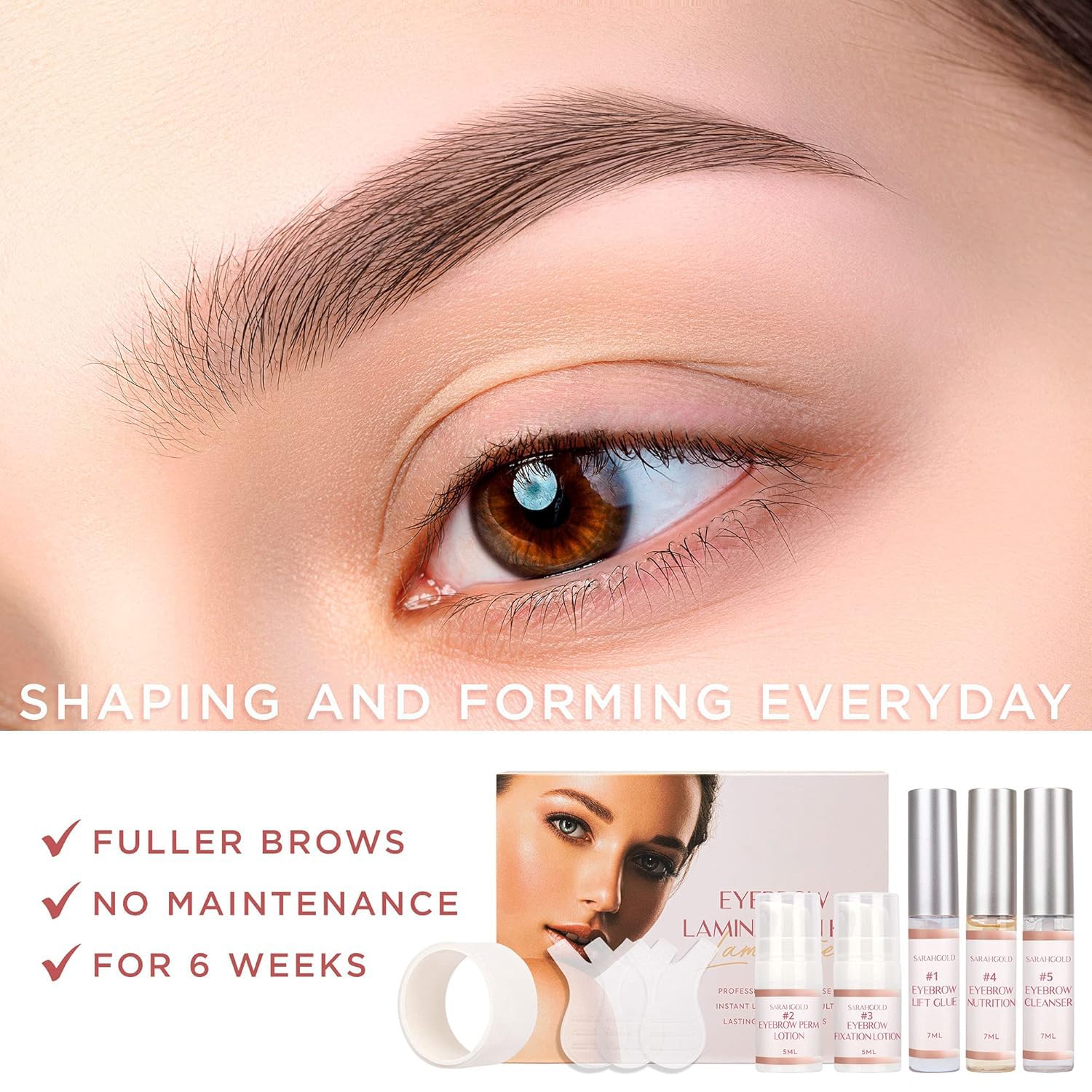 St. Mege mild formula close-up highlights skin-friendly lamination.