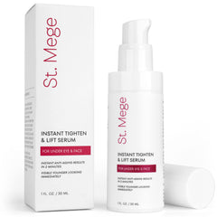 St. Mege Face Lift Cream tube-application for instant tightening and smoother skin.