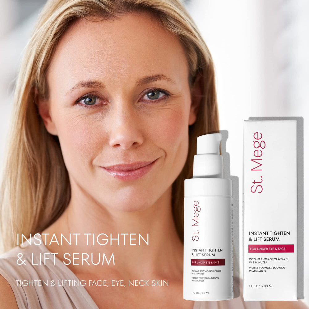 St. Mege Makeup-ready skin after dry showing smooth base.
