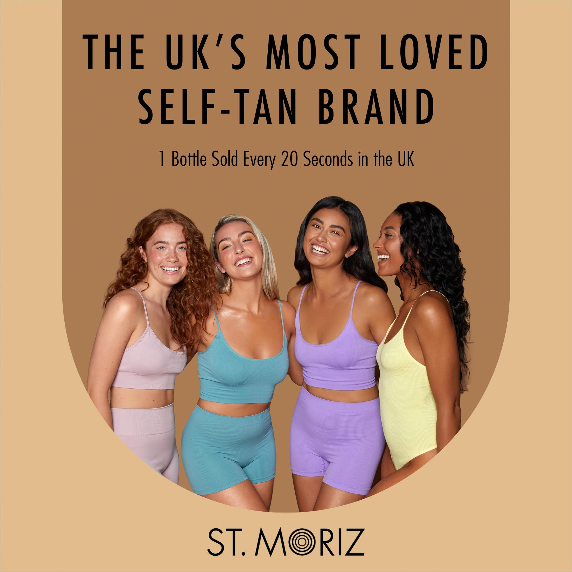 St Moriz Professional Medium Self Tanner Mousse vegan and cruelty-free formula.