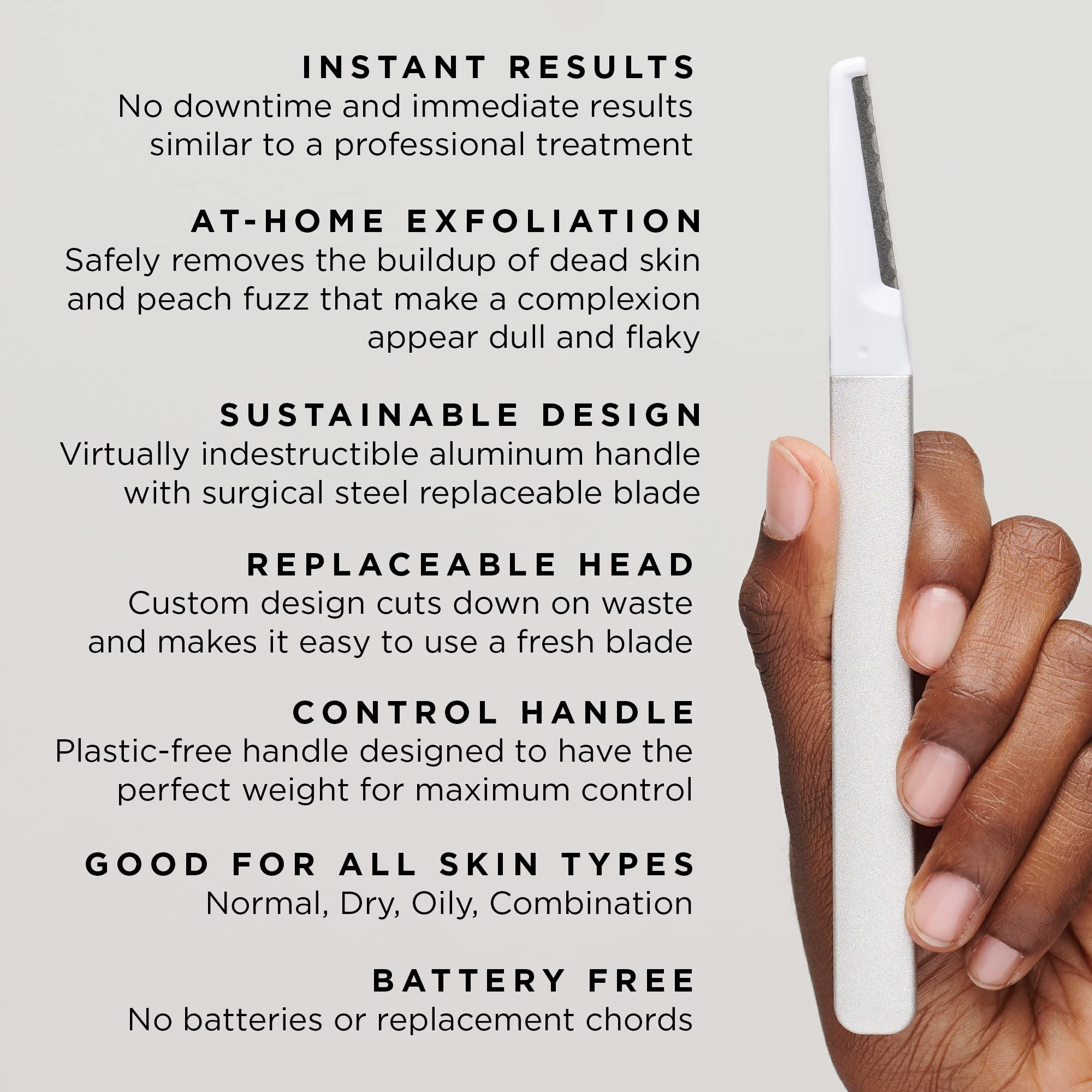 StackedSkincare at-home dermaplaning setup offering professional-feel routine and safety.