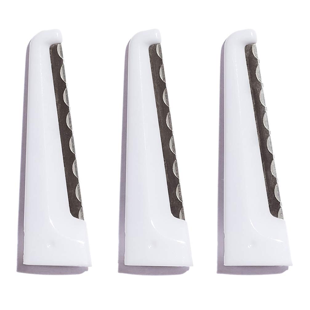 StackedSkincare dermaplaning blades 3-pack for fresh replacements and smoother skin prep.