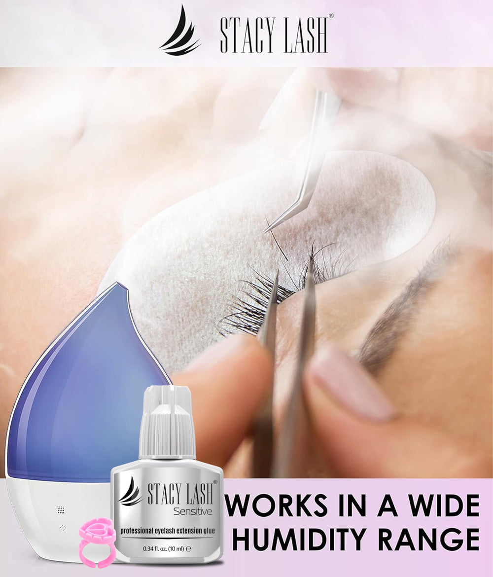 STACY LASH 4-5 weeks retention in action on lash set