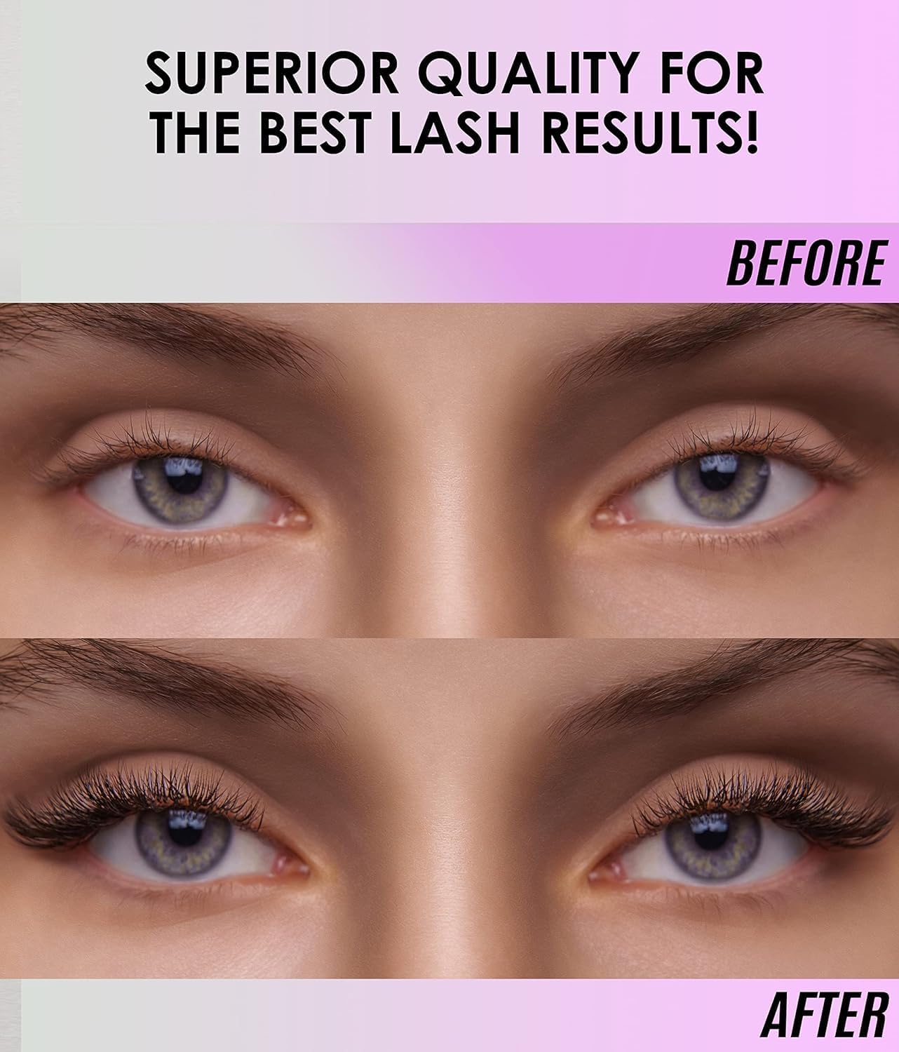 STACY LASH black adhesive bottle held for professional results