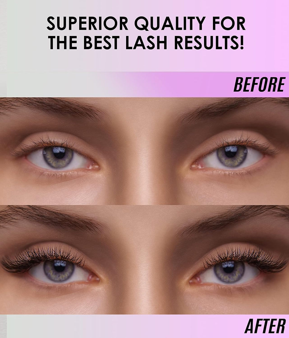 STACY LASH black adhesive bottle held for professional results