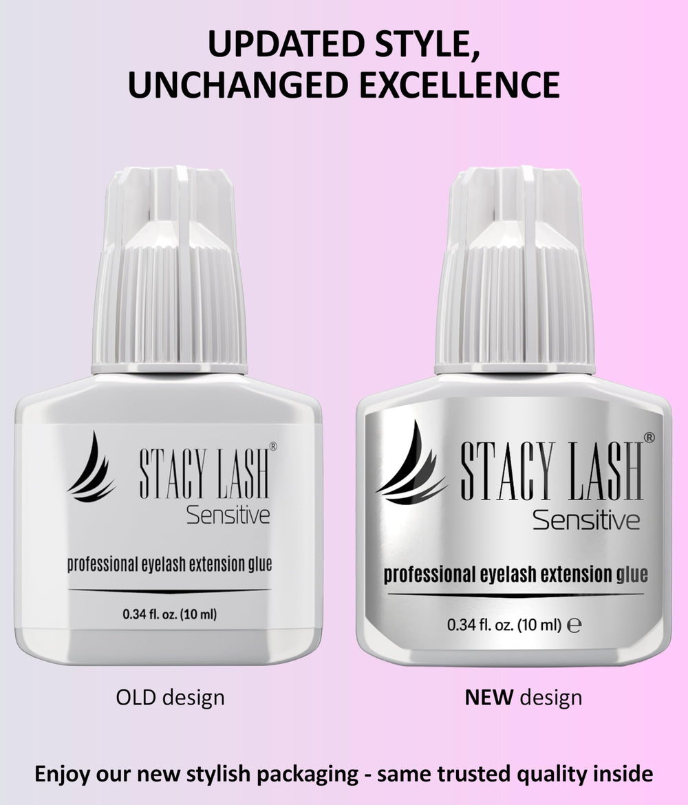 STACY LASH drying-time 5-6 seconds highlighted for precise placement