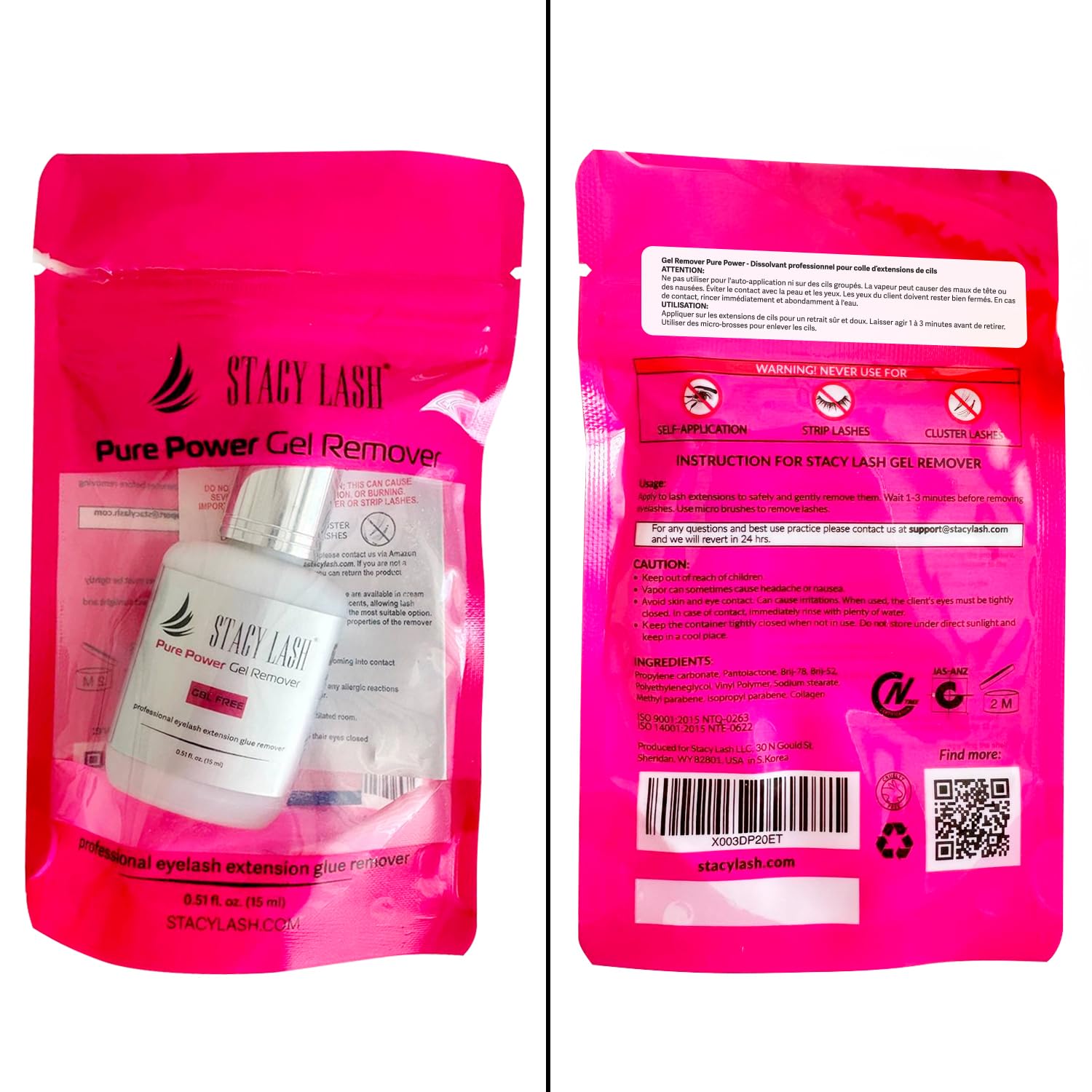 STACY LASH eyelash extension remover-pro-grade — professional-grade remover for reliable lash extensions removal.